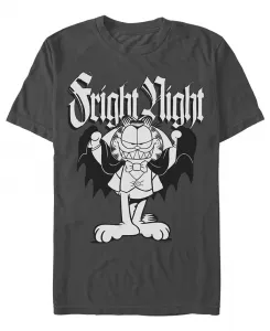 Мужская футболка с принтом Гарфилд Fifth Sun, серый