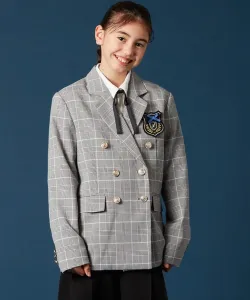 Двубортный пиджак с эмблемой Avv, цвет Gray