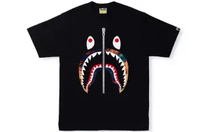 Футболка Shark Series для мужчин A Bathing Ape, черный