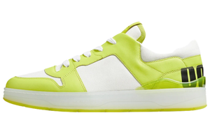 Jimmy Choo Низкие стильные кроссовки, белые, зеленые