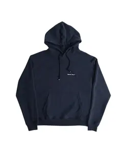 Толстовка с надписью Navy, плотная трикотажная ткань Bram'S Fruit, синий