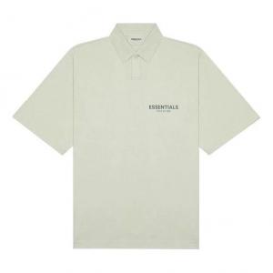 Рубашка fw20 polo shirt 'sage' Fear Of God Essentials, зеленый