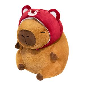 Плюшевая игрушка Capybara превращается в Meerkat, плюшевая кукла, высота 25см/35см/45см Happy Fish