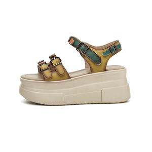 DAPHNE Женские сандалии на одной застежке желтые, цвет Yellow