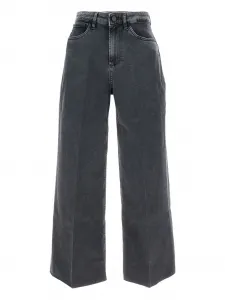 Выцветшие джинсы широкого кроя 3x1, черный