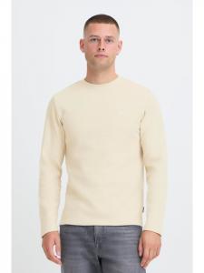 BLEND Лонгслив с длинными рукавами BHMForta бежевого цвета