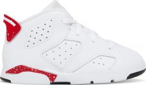 Кроссовки Air Jordan 6 Retro TD Red Oreo, белый