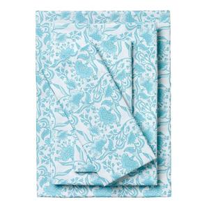 Комплект постельного белья Brylanehome Comfort Cloud с цветочным рисунком BrylaneHome, цвет Light Aqua