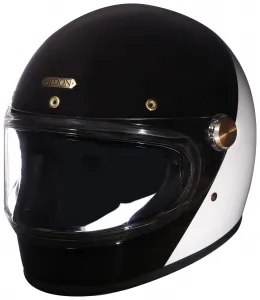 Шлем Hedon Heroine Racer Two Face Hedon Helmets, черный/белый