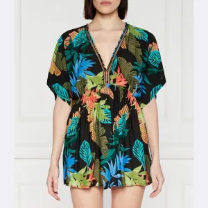 Тропическое вечернее платье Desigual, черный