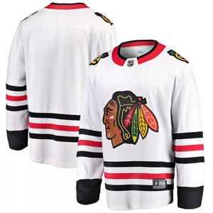 Мужская белая футболка с логотипом Fanatics Chicago Blackhawks Breakaway