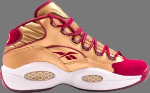 Лимитированные кроссовки packer shoes x question mid 'saint anthony' Reebok, золото