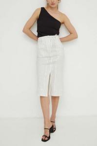 Льняная юбка Day Birger et Mikkelsen, белый