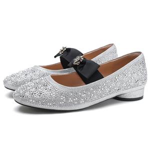 Туфли Мэри Джейн женские, серебристые, шампанского, черные SAFIYA, Silver