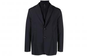 EMPORIO ARMANI Однобортный блейзер, Black