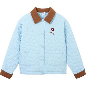 PUMA Утепленная куртка ice blue для детей
