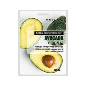 Питательная и омолаживающая тканевая маска с авокадо, 23 мл Orjena