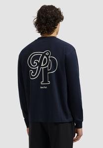 Топ Pure Path BOXY FIT CREWNECK LS, Dark Navy/Dark Blue