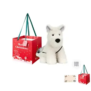 CHUNTUSHU Милый мультяшный мягкий West Highland White Terrier забавная плюшевая игрушка кукла плюшевая кукла 20см/25см/35см высота