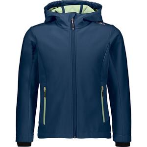 Функциональная куртка с капюшоном, софтшелловая куртка Cmp, синий