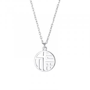 LISM Женское ожерелье из серебра 999 пробы