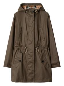 Burberry габардиновая парка, зеленый
