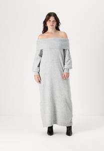 Платье-джемпер CARODA DRESS ONLY Carmakoma, цвет Mottled Light Grey