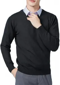 Мужской свитер V-образным вырезом Slim Fit из шерсти