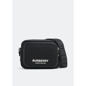 Сумка BURBERRY Logo print nylon crossbody bag, черный