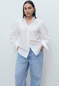 Блуза Mango Button-down blouse, Off-White