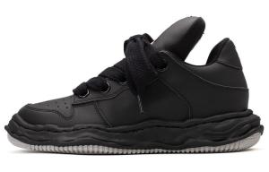 Кроссовки Maison Wayne Low Top Leather MIHARA YASUHIRO, серо-белые