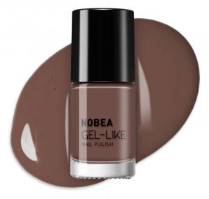 Лак для ногтей с гелевым эффектом NOBEA Day-to-Day, оттенок Dark mocha #N06 6 мл