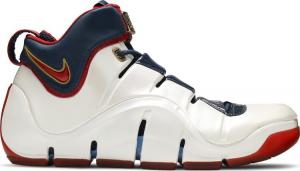 Лимитированные кроссовки Nike Zoom LeBron 4 'Playoff', белый