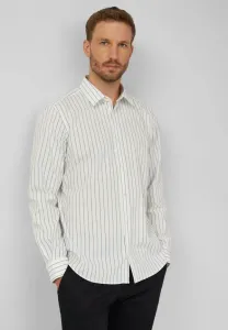 Эластичная рубашка стандартного кроя gestreiftes S.Oliver Black Label, Weiß