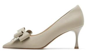 Туфли-лодочки на тонком каблуке 7 см HARSON, Морской пыльно-серый