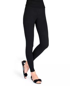 Женские комфортные леггинсы из хлопковой смеси MeMoi, черный