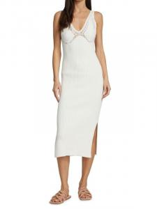 Платье Derek Lam 10 Crosby миди «валенсия», белый