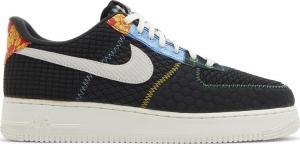 Кроссовки Nike Air Force 1 '07 LV8 'Multi-Material', черный