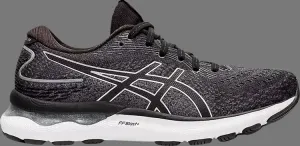 Кроссовки wmns gel nimbus 24 wide 'black white' Asics, черный