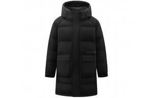 Пуховик унисекс черный Sandknit