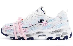 Кроссовки Skechers D"Lites 1.0 Chunky Sneakers Women's Low-top White/Blue/Pink, белый
