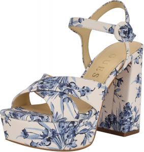 GUESS womens Vallenn, Light Blue Saffiano 450