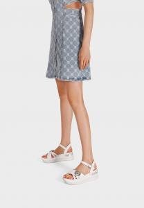 Босоножки на танкетке Sandali con plateau Queen Helena, белый