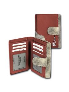 Кошелек DrachenLeder Portemonnaie Leder Damen, Jugend Geldbörse Schlangenoptik