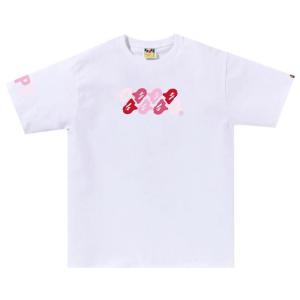 Футболка BAPE ABC Camo 'White/Pink', белый