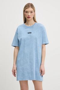 Хлопковое платье Vans, синий