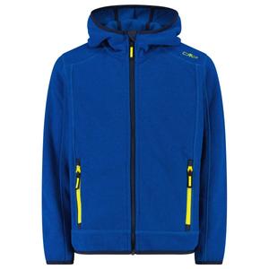 Куртка для мальчика с фиксированным капюшоном, жаккардовая трикотажная - флисовая куртка Cmp, мультиколор