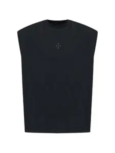 Футболка с круглым вырезом и графическим принтом Vetements, черный