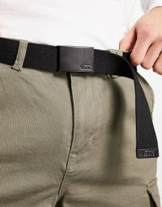 Черный ремень Vans Depster