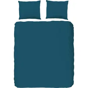 Модное постельное белье «Hip Uni», 100% хлопок, мако-сатин, 135х200, однотонный белый, молния